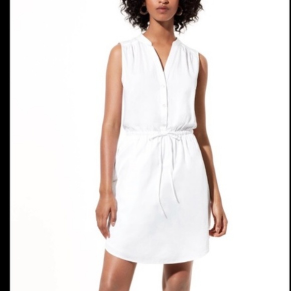 Aritzia Dresses & Skirts - white summer shirt dress from artzia (never worn)